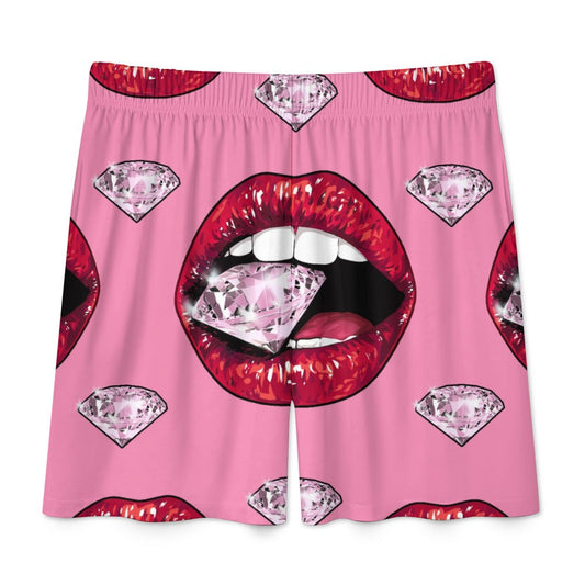 Kiss Print Silk Boxers