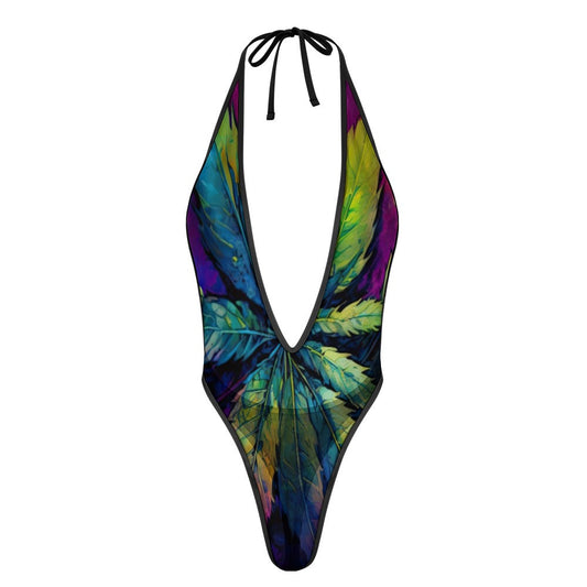 Deep "V" One-Piece Swimsuit