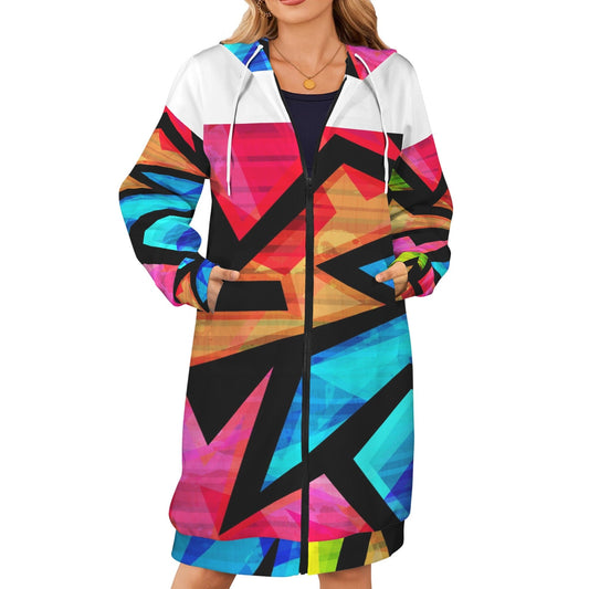 Women's Long Hooded Coat