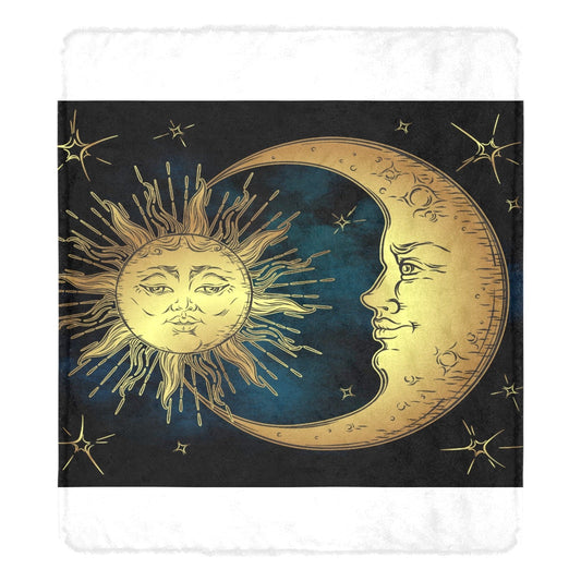 Sun and Moon Micro Fleece Blanket