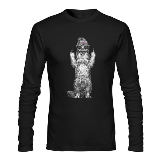 Honey Badger Bigo Custom Long sleeve T-shirt