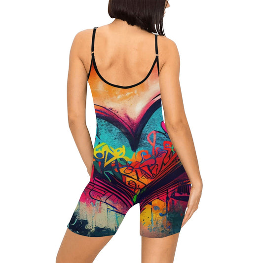 Women's Short Yoga Bodysuit