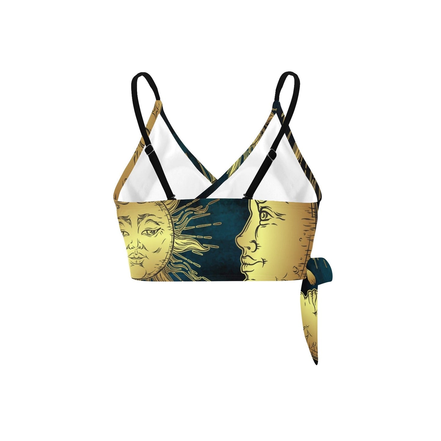 Sun and Moon Knot Side Bikini Top