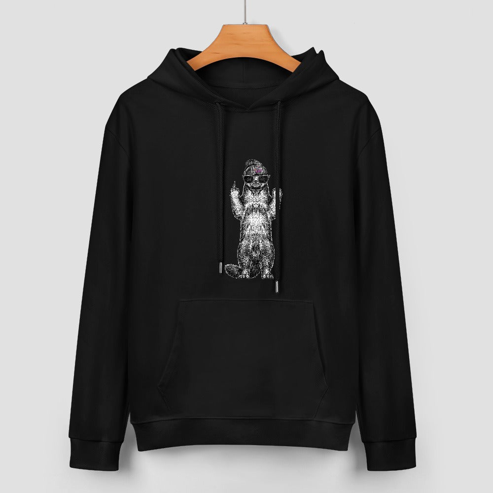 Honey Badger Bigo Custom Print Hoodie