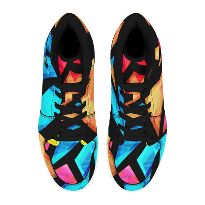 Multi-colored High top Sneakers