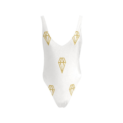Women's Halter Straps Backless Swimsuit